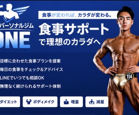増量・減量・ボディメイク等完全食事ガイド提供します 〜無理なく楽しく〜食事を整え人生も整える。目的別食事ガイド イメージ1