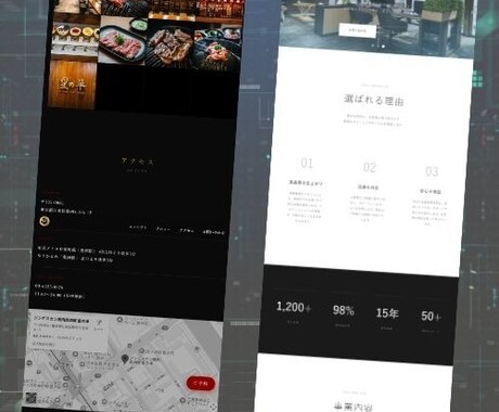 スマホ対応込み集客できるホームページを制作します 「作って終わり」ではなく「集客につながる」サイトを。 イメージ2