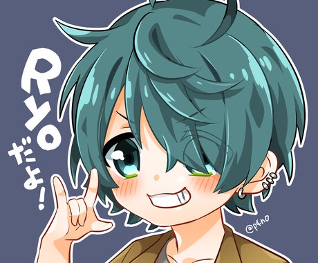 まるっこい絵柄のアイコン描きます 版権作品、オリジナルキャラクターどちらも◎ イメージ2