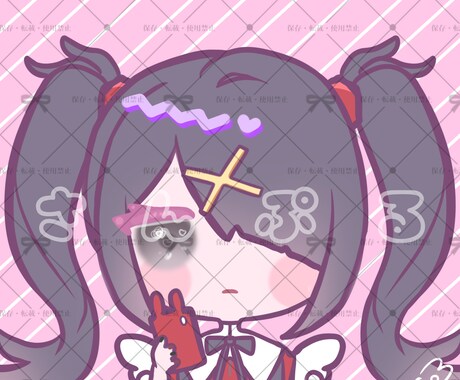 かわいいミニキャラアイコンお描きします さんぷる募集のため5名様限定で値引中⚠︎ イメージ2