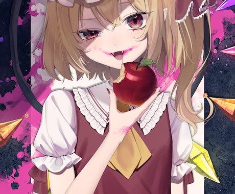 商用利用可◎目を引くイラストを制作します 可愛い～仄暗いまで、雰囲気のあるイラストを描くのが得意です！ イメージ2