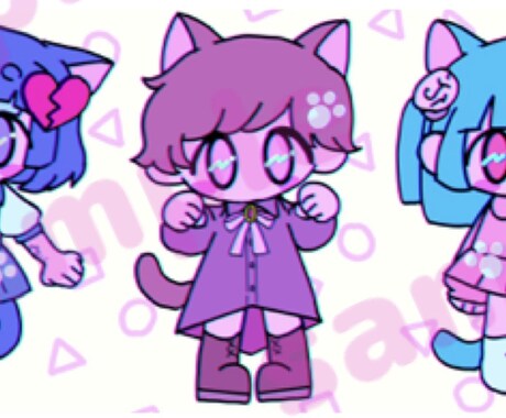 かわいいアイコン制作致します ♡1500×1500につまったかわいいをお届け♡ イメージ2