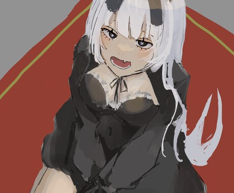 ゲーム自キャラをイラストにします イメージ1