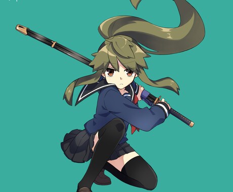 ゲームなどの立ち絵描きます ５頭身くらいのかわいい絵柄で目を引きます イメージ2