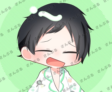 限定2名様‼️ミニキャラアイコン制作します 可愛くておめめがきゅるるんです✨ イメージ2