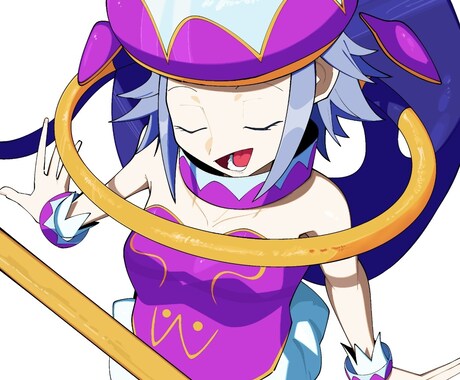 立ち絵やバストアップのイラストを描いています 以下は二次創作物です。個人の練習用で描きました。 イメージ2