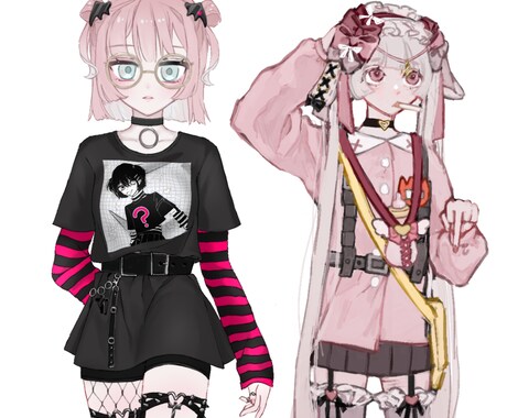 キャラが生き生きして見える立ち絵描きます イメージ1