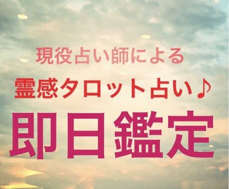 霊感タロット占い＊あなた様に寄り添います 鑑定歴２年の現役占い師が丁寧に占います イメージ1