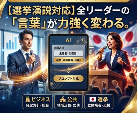 式典等の挨拶文をAIで格上げするツール売ります 汎用AIの限界突破。圧倒的な品格で広報・秘書の業務を大幅削減 イメージ1