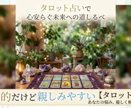 タロットで本音を読み解きます タロットで本音を読み解きます｜恋愛・相手の気持ち・今後の流れ イメージ1