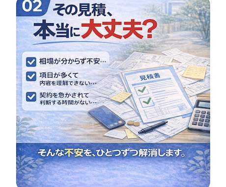 契約前に必須｜見積の落とし穴チェックします 営業経験者だから分かる、本当に確認すべきポイント イメージ2