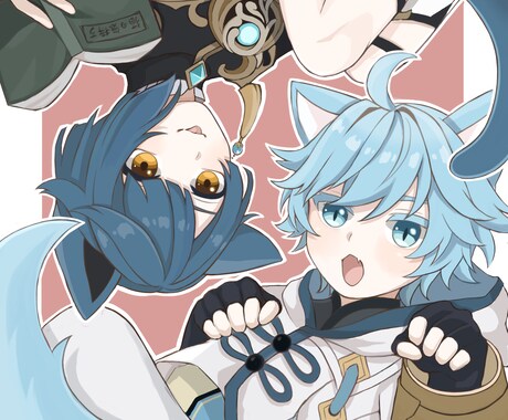 VTuberさんの立ち絵など描きます あなたのご依頼で実績作らせてください!!! イメージ2