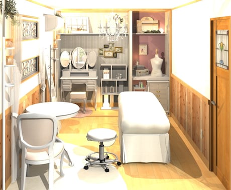 自宅サロン/個人サロンのインテリアコーデ承ります ☆1部屋+玄関のトータルコーディネートです☆ イメージ2