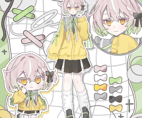 かわいいイラスト制作します サムネイルやshorts動画にも使いやすい！ イメージ2