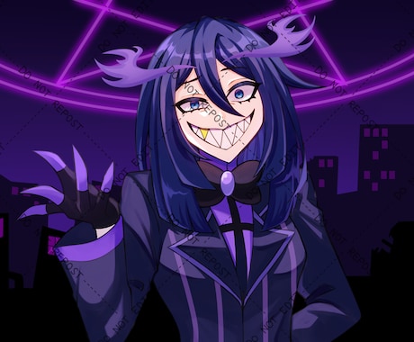Vtuber・配信者向け 高品質イラスト制作します 印象に残る世界観と空気感を表現 イメージ2