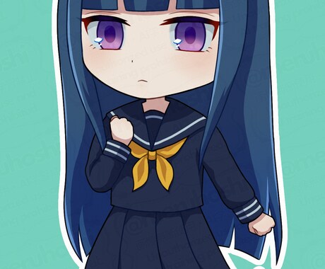 ミニキャライラストを描きます 見映えするポップな絵柄でアイコンや素材にお使い頂けます！ イメージ2
