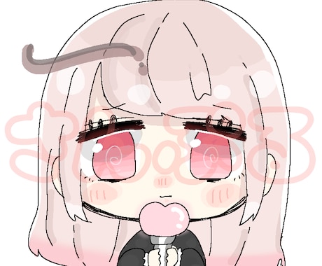 あなただけのSNSアイコン描かせて頂きます ゆるっとしたかわいいイラストが好きな方におすすめ！ イメージ1
