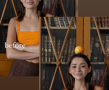 お顔や身体の写真加工をおこないます ナチュラルから別人級までお顔や身体の写真加工をおこないます イメージ1