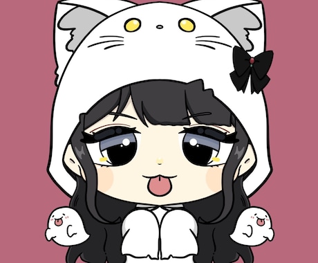 猫耳おばけ量産描きます 猫耳おばけ量産！ハロウィンむけ！ イメージ2