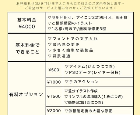 印象に残るやさしい＆儚げな横顔アイコンお描きします 商用利用可◎オプションで背景アニメーションも作成可◎ イメージ2
