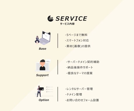 ホームページ制作丸投げ1万5000円◉で制作ます 個人事業主・中小企業の開業で資金が足りない方必見！ イメージ2