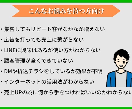 60分でLINEのビジネス活用法を徹底解説します リピート客ができない…そんなお悩みはLINEで1発解決 イメージ2
