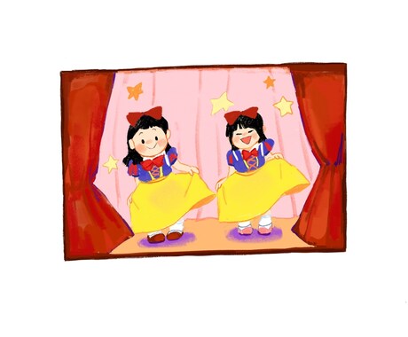 幼稚園、小学校の配布物の挿絵に！イラスト描きます クレヨンのような温かみのある描き方でイラストを描きます。 イメージ2