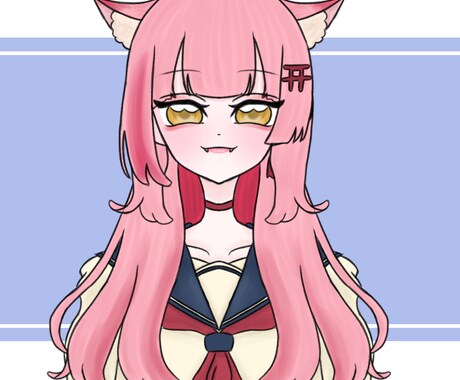 SNS等アイコン描きます アイコン等に使える可愛い女の子描きます！！ イメージ2