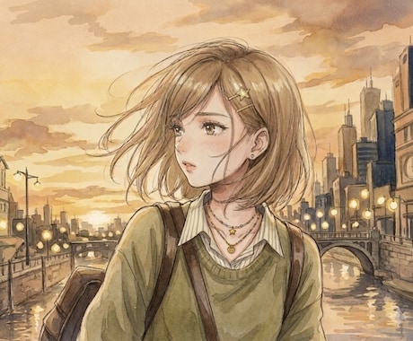 高品質なMV イラスト、一枚絵を作成します 歌ってみたやボカロ曲のサムネ、mvのイラスト、1枚絵等 イメージ2