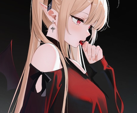 可愛い女の子イラストをお届けします アイコン・動画配信・グッズ・SNSなど、幅広い用途に対応可 イメージ1