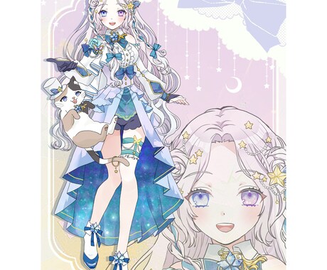 キュートなイラスト作成します SNS・IRIAM・TRPGや動画の彩りに！ イメージ2