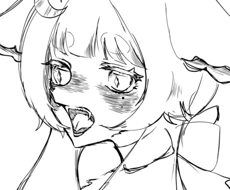 あなたのための繊細な線画を描きます 細やかな表現であなたの夢を再現します。 イメージ2