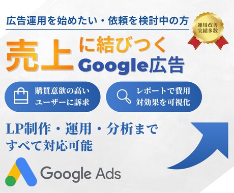 Google広告の運用アドバイスします Google広告の成果を最大化できる運用を行います イメージ1