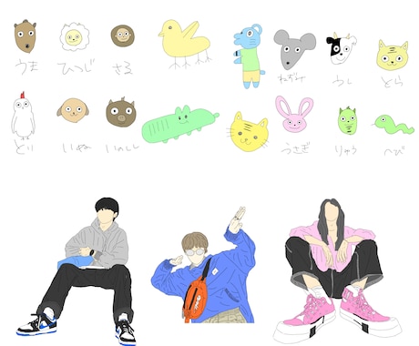 オリジナルキャラクター作成等を致します イメージ1