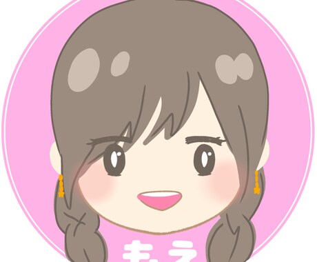 SNSや配信アプリで使えるアイコン作成します 高画質かわいい似顔絵アイコン＆ロゴアイコン イメージ2