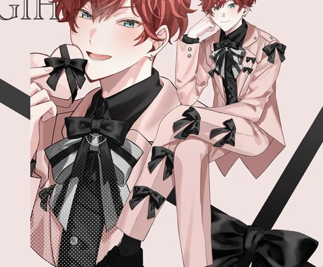 透明感×重厚感のあるイラストを仕上げます キャラ一枚絵、立ち絵、サムネイル、歌ってみたイラストなど イメージ1