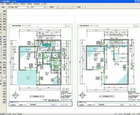 簡単な間取図をJWCADで起こしてPDFにします これから家を建てる方。昔の青焼き図面をデータ化したい方。 イメージ1