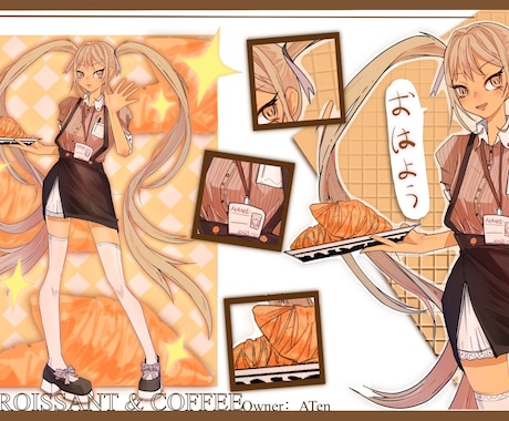 キャラクターデザインから立ち絵まで提供します 立ち絵・全身イラストを描きます イメージ2