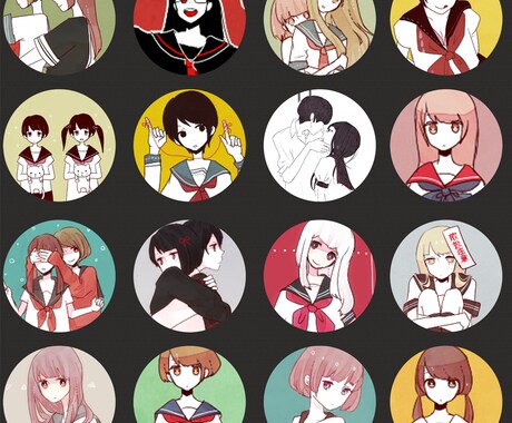 SNS用アイコン制作いたします ポップで可愛い雰囲気のオリジナルイラスト描きます イメージ2