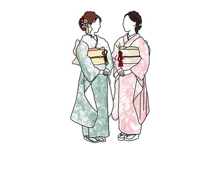 写真をもとに似顔絵イラスト描きます ゆる〜く可愛いイラストになるかと思います。 イメージ2