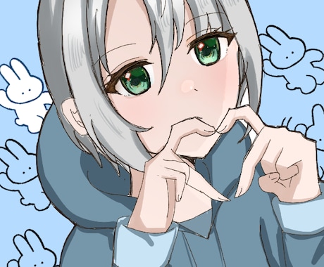 デフォルメイラストでアイコンのイラスト等を描きます イメージ1