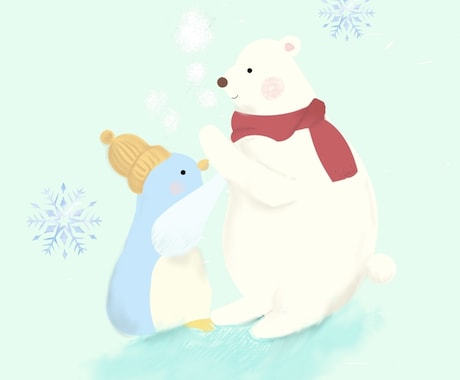アイコン等で使える可愛い動物イラストを制作します ほっこりする動物のイラスト、カットを制作します。 イメージ1