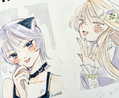 女の子のイラストを描きます イメージ1