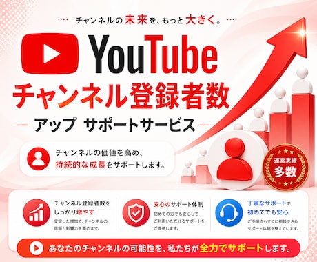 YouTubeチャンネル登録者＋１００人増やします ＋１００人以上登録者増えるまで拡大❗️最大100万人可能⭐️ イメージ2
