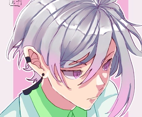綺麗なSNSアイコン受付ます 様々な角度からキャラを描けます！ イメージ1