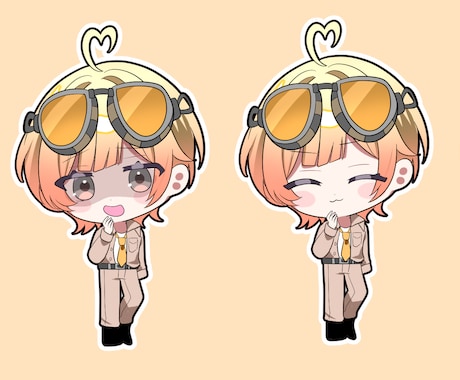商用利用込み！ぷにぷに二頭身のSDイラスト描きます 7月20日納期可！〇お急ぎ〇募集中お気軽にご相談ください！ イメージ2
