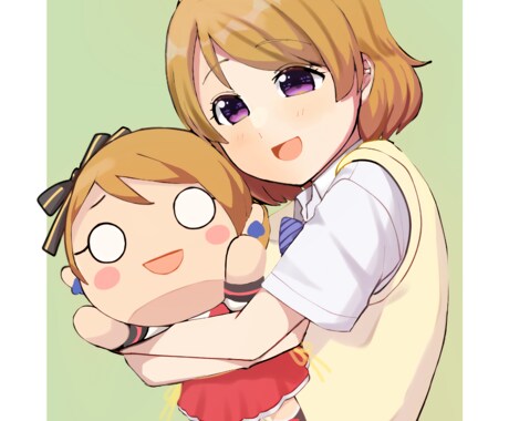 アイコンや1枚絵作成！夢絵二次創作一次創作描きます アイコン用のイラストやご希望に沿った1枚絵を描きます イメージ2