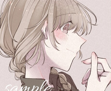 あなただけのイラスト、SNSアイコンを作成します 鑑賞用やプレゼント、Twitterのアイコンなどにオススメ！ イメージ1