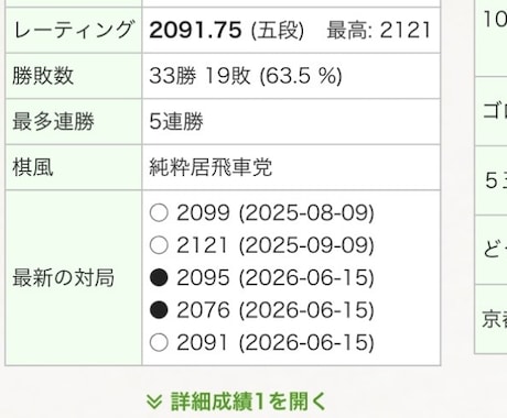 ウォーズ4段 がオンライン対局します 対局を行いフィードバックをします イメージ2