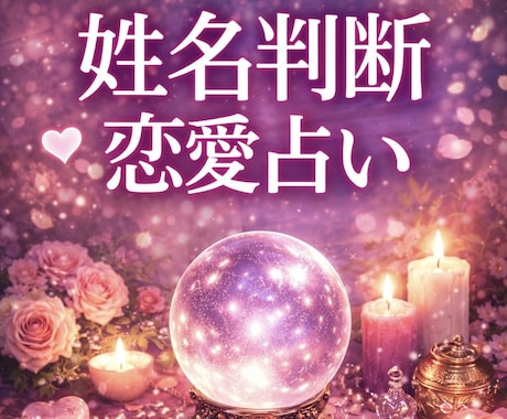 名前だけで見えてきます 名前だけで気軽にご相談ください☆ イメージ1